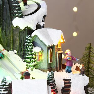 Светящаяся композиция Рождественский Альпхофен 30*21 см, с движением и музыкой Kaemingk фото 4