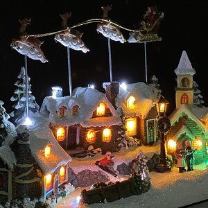 Светящаяся композиция Волшебный Новый год 36*25*16 см с анимацией Kaemingk фото 2