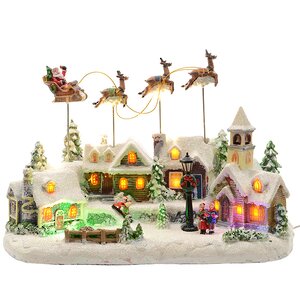 Светящаяся композиция Волшебный Новый год 36*25*16 см с анимацией Kaemingk фото 6