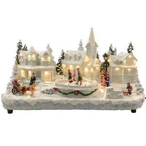 Светящаяся композиция Город Снежной Королевы 39*17*23 см Kaemingk фото 2