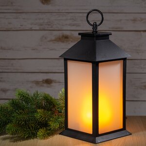 Светодиодный светильник - фонарь с имитацией пламени Рейкъявик 28*14 см, на батарейках Kaemingk фото 1