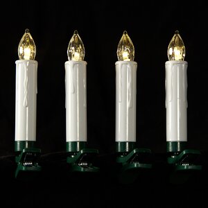 Набор светодиодных свечей на клипсе, 10 см, 5 шт Kaemingk фото 2