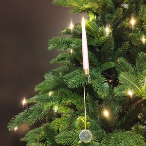 Свечи на елку Эстель на пульте, 10 свечей на крючках, 15 см, IP20 Kaemingk фото 4