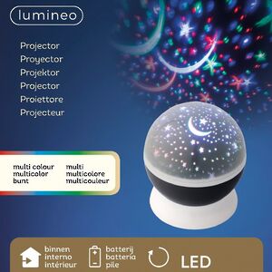 Декоративный светильник Starry Sky 13 см, теплый белый/разноцветный свет, на батарейках Kaemingk фото 7