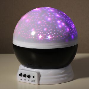 Декоративный светильник Starry Sky 13 см, теплый белый/разноцветный свет, на батарейках Kaemingk фото 4