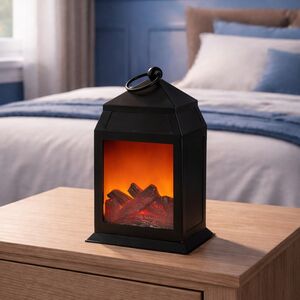 Декоративный фонарь-камин Шварцвальд 27 см, на батарейках Kaemingk фото 3