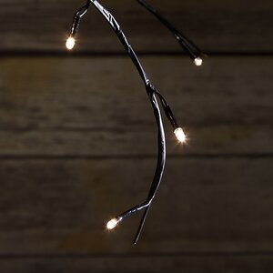 Ветка - лиана Плакучая Ива, 300 см, 288 LED ламп, теплый белый Kaemingk фото 2