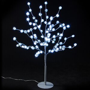 Светящееся дерево Снежные шарики 90 см, 96 холодных белых LED ламп, IP20 Kaemingk фото 2