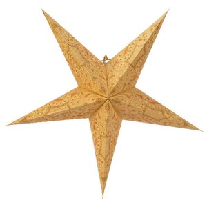 Светильник Звезда из бумаги Риа 60 см Kaemingk фото 1