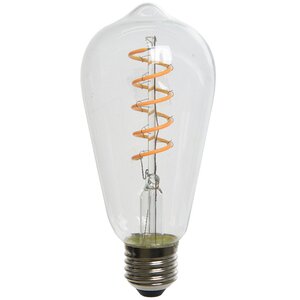 Светодиодная ретро лампочка Эдисона 4W E27 прозрачная