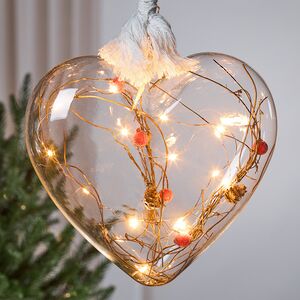 Подвесной светильник на канате Della Foresta 80*20 см, 15 теплых белых микро LED ламп, на батарейках, IP20 Kaemingk фото 2