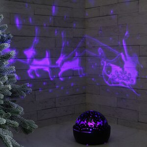 Новогодний проектор для дома Fairytale - Звёздная ночь 16*13 см, на батарейках