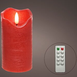 Набор светодиодных свечей с имитацией пламени La Vermeil 13 см, 4 шт с пультом управления, на батарейках