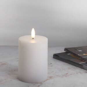 Светодиодная свеча с имитацией пламени Элиан Рустик 13 см на батарейках, таймер Kaemingk фото 6
