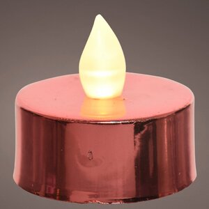 Чайная светодиодная свеча Ла Валле красная 6 шт, на батарейках