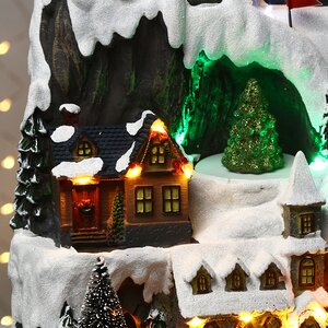 Светящаяся композиция Frosty Town 39*25 см, с движением и музыкой Kaemingk фото 4