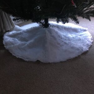 Светящаяся юбка для елки Snowy Lights 90 см, 47 теплых белых LED ламп Kaemingk фото 4