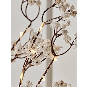 Светящаяся ветка для декора Gypsophila 120 см, 100 теплых белых микро LED ламп, IP20 Kaemingk фото 2