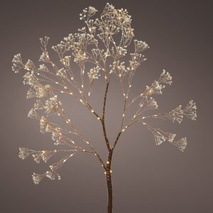 Светящаяся ветка для декора Gypsophila 120 см, 100 теплых белых микро LED ламп, IP20 Kaemingk фото 6