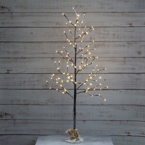 Светодиодное дерево Заснеженная Ористана 180 см, 248 теплых белых LED лампы Kaemingk фото 1