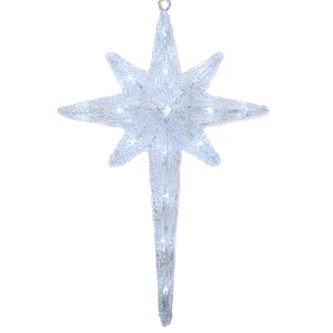 Светодиодная фигура Полярная Звезда с мерцанием 56 см, 30 холодных белых LED ламп, IP44 Kaemingk (Кейминг) фото 2