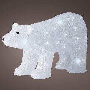 Светодиодная фигура Медведь из Арктик Виллидж 61*33 см, 50 LED ламп, IP44 Kaemingk фото 3