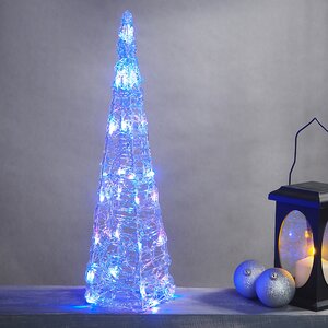Светящаяся фигура Елка Cone Light 60 см, 30 разноцветных RGB LED ламп, IP44 Kaemingk фото 6