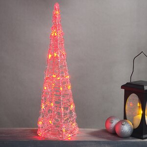 Светящаяся фигура Елка Cone Light 60 см, 30 разноцветных RGB LED ламп, IP44 Kaemingk фото 7