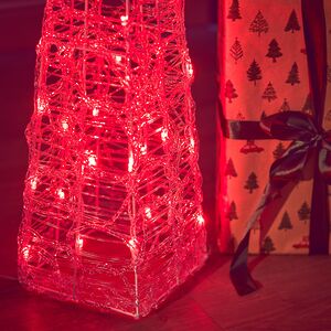 Светящаяся фигура Елка Cone Light 60 см, 30 разноцветных RGB LED ламп, IP44 Kaemingk (Кейминг) фото 3