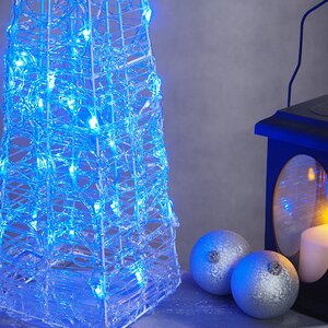 Светящаяся фигура Елка Cone Light 60 см, 30 разноцветных RGB LED ламп, IP44 Kaemingk фото 9