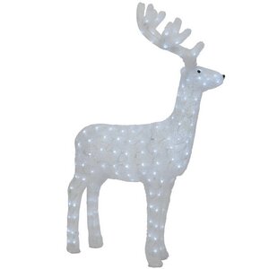 Светодиодный олень Ронни 130 см, 200 LED ламп с мерцанием, IP44, уцененный Kaemingk фото 2