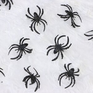 Тянущаяся Паутина на Хэллоуин + 32 паука Koopman фото 2