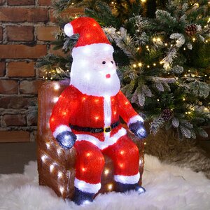Светодиодная фигура Санта из Капеллена 60 см, 100 LED ламп, IP44