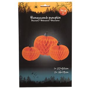 Набор бумажных подвесных украшений Тыквы 19-30 см, 3 шт Koopman фото 7