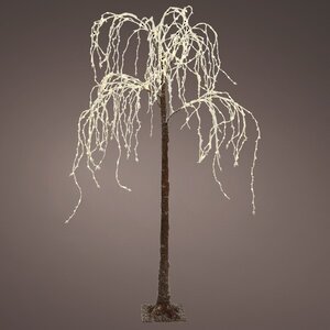 Светодиодное дерево Snowy Willow 150 см, 300 теплых белых микро LED ламп, IP44