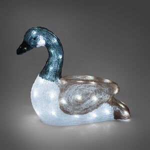 Светящаяся фигура для сада Гусь 44 см, уличная, акрил, IP44 Kaemingk фото 4