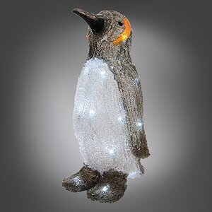 Пингвин Императорский светящийся 33 см, 24 LED ламп, IP44 Kaemingk фото 3