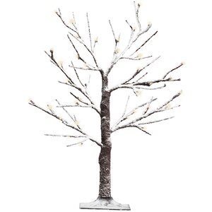 Светодиодное дерево Снежный Дуб 125 см, 48 теплых белых LED ламп, IP44