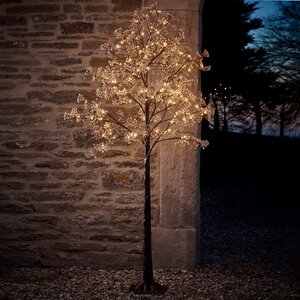 Светодиодное дерево Gypsophila 180 см, 180 теплых белых микро LED ламп, IP44 Kaemingk фото 1
