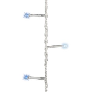 Светодиодная гирлянда нить Объемная 13.5 м 180 белых/синих LED ламп, прозрачный ПВХ, контроллер, IP44 Kaemingk фото 2