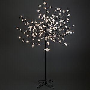 Светодиодное дерево Цветущая Сакура 180 см, уличная, 192 LED ламп, теплый белый Kaemingk фото 1