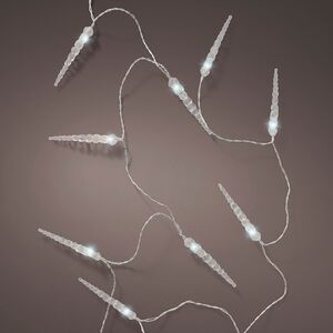 Гирлянда Сосульки Ice earrings 4.6 м, 24 синих LED ламп, контроллер, таймер, прозрачный ПВХ, IP44 Kaemingk (Кейминг) фото 4