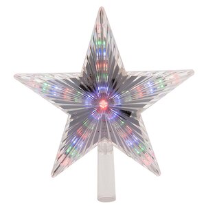 Светящаяся звезда на елку Волшебная 22 см мульти 31 LED лампа Kaemingk фото 1