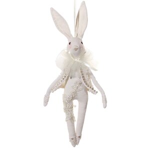 Елочная игрушка Мистер Кролик 27 см, подвеска ShiShi фото 1