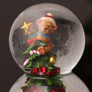 Снежный шар музыкальный Праздничная елка 21*12 см Sigro (Сигро) фото 3