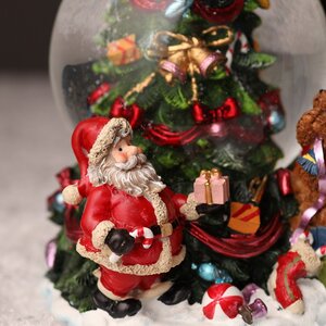 Снежный шар музыкальный Праздничная елка 21*12 см Sigro (Сигро) фото 4