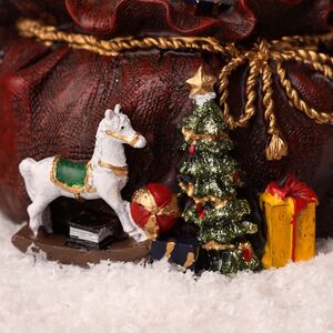 Снежный шар музыкальный с подсветкой и метелью Рождественские Подарки 15 см Sigro (Сигро) фото 5