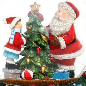 Музыкальный снежный шар Christmas Express 18 см с движущимся поездом Sigro (Сигро) фото 6