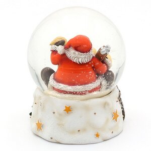 Снежный шар Санта Клаус с Подарком 8 см Sigro фото 3