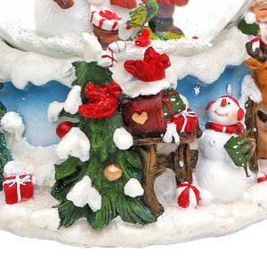 Музыкальный снежный шар Рождественские Традиции 13*15 см Sigro фото 4